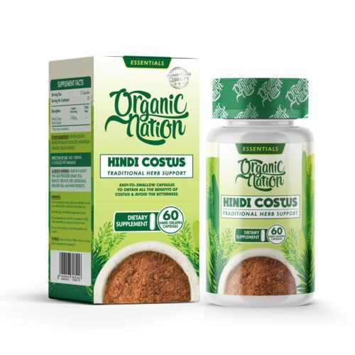 Organic Nation Hindi Costus - 60 Capsules