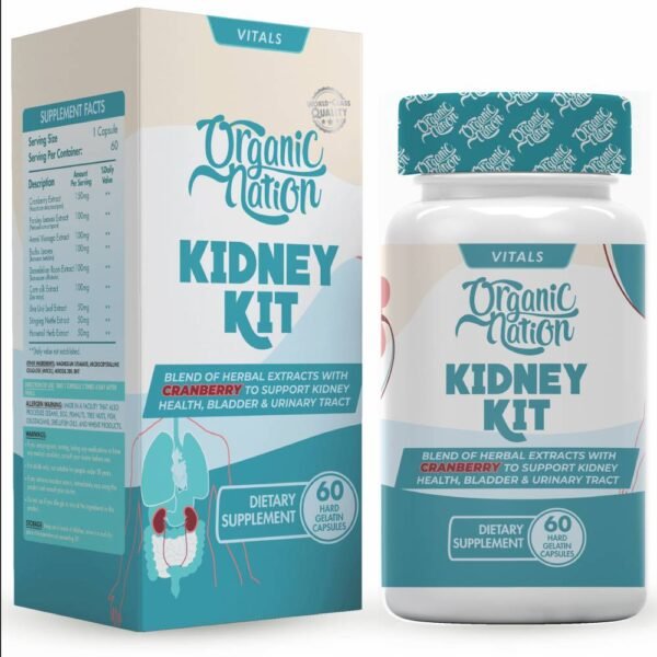 Organic Nation Kidney Kit-60Serv.-60 Capsules