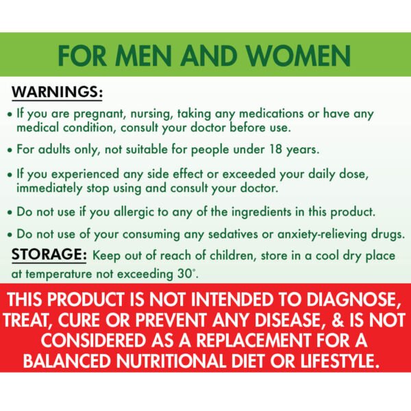 Organic Nation Ashwagandha 600-30Serv.-60Tablets