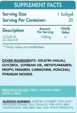 Organic Nation Perfect Co-Q10-30Serv.-30Soft Gelatin Capsules