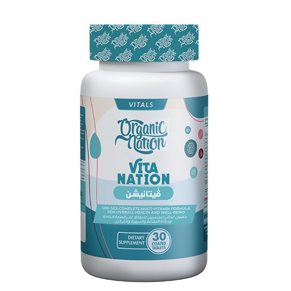 Organic Nation Vitamin Nation-30Serv Organic Nation Vitamin Nation-30Serv.-30Tablets