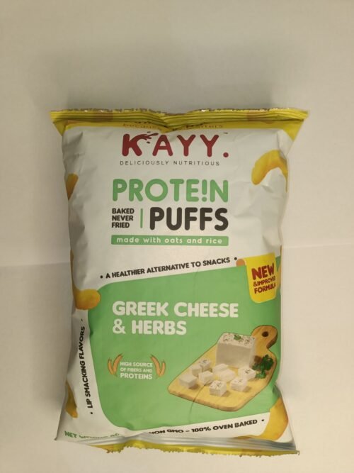 GReek Cheese&Herbs-Protein Puffs