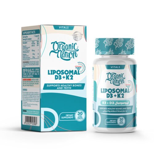 Organic Nation Liposomal D3+K2 -30Serv.-30Capsules