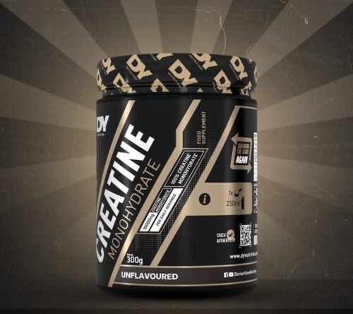 DY Nutrition Creatine Monohydrate Powder 300g, Unflavoured - Increases High-Intensity Performance