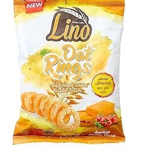 Lino oat rings with american cheddar cheese - 60 gm
