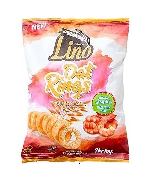 Lino oat rings with shrimp - 60 gm