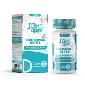 Organic Nation Liposomal D3+K2 -60Serv.-60Capsules