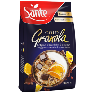 Sante Granola Gold Belgian Chocolate & Orange 300g
