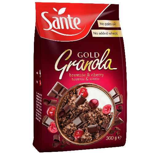 Sante Granola Gold Brownie & Cherry 300g