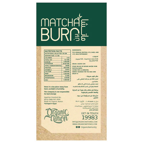 Matcha Burn-20Serv.-20Packs