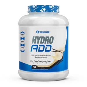 Muscle Add Hydro Add 100%Hydrolyzed Whey Protein Fastest Absorption-50Serv-1900G