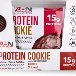 Advanced sports nutrition (asn) | advanced protein cookies original  4 cookies 15g protein