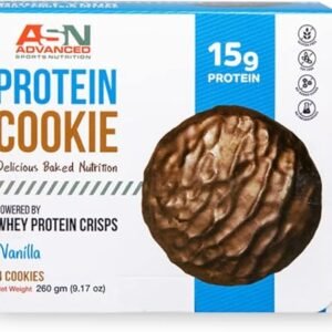 ASN Advanced sports nutrition (asn) | advanced protein cookies  vanilla 4 cookies 15g protein