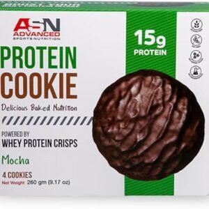 ASN Advanced sports nutrition (asn)  advanced protein cookies  mocha 4 cookies 15g protein
