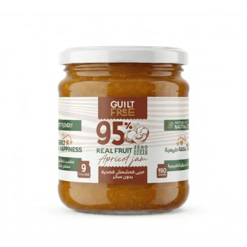 Guilt Free 95% Real Fruit Apricot Jam-190Gm