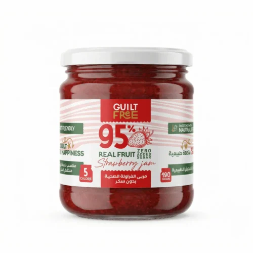 Guilt Free 95% Real Fruit Strawberry Jam-190Gm