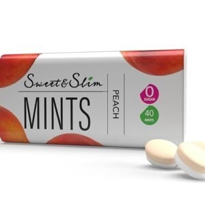 Sweet & Slim Mints sugar free mints with a refreshing Peach Flavor