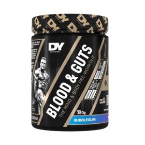 8133NaWie2L._AC_SX679_ DY Nutrition - Blood and Guts Pre Workout Powder, 380g (Bubblegum)